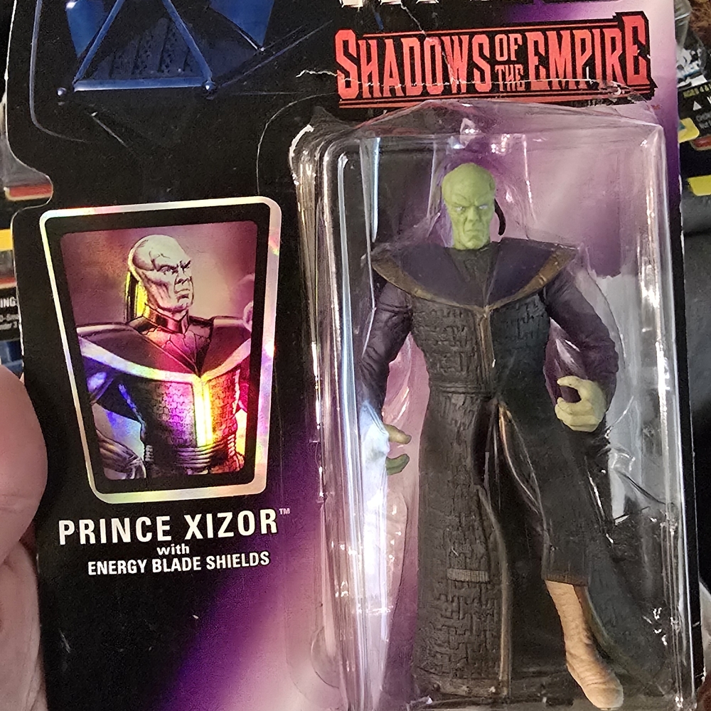 Star Wars Shadows of the Empire Prince Xizor Figure - Green and Purple